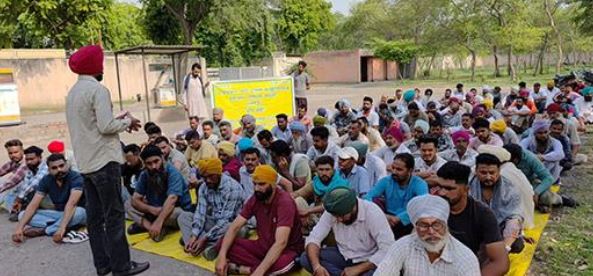 ਥਰਮਲ ਦੇ ਠੇਕਾ ਮੁਲਾਜ਼ਮਾਂ ਨੇ ਦੇਸ਼ ਵਿਆਪੀ ਹੜਤਾਲ ਦੀ ਤਿਆਰੀ ਵਜੋਂ ਕੀਤੀ ਗੇਟ ਰੈਲੀ