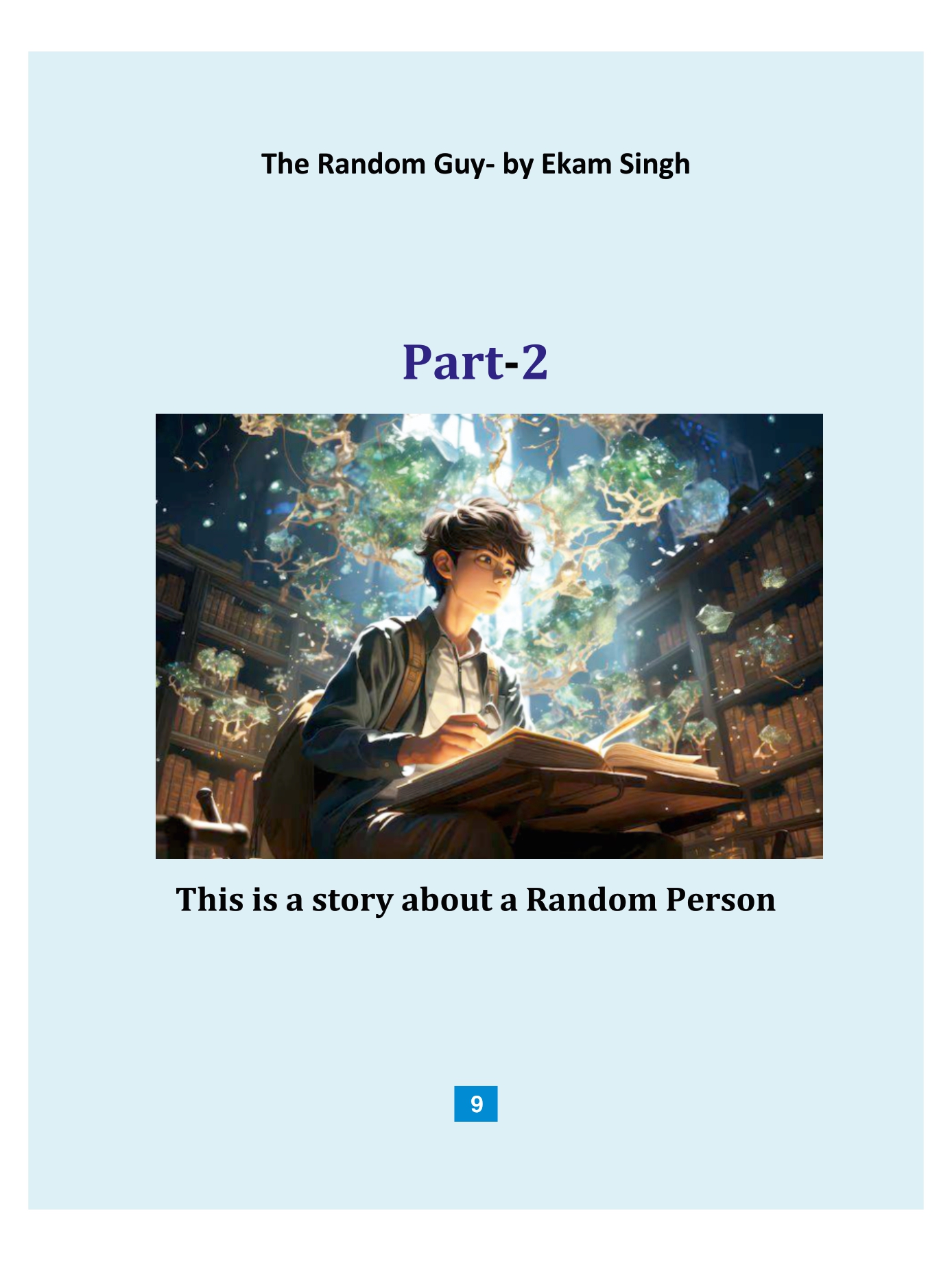 Book-File-Final_page-0009 "The Random Guy" Book for children by Ekam Singh