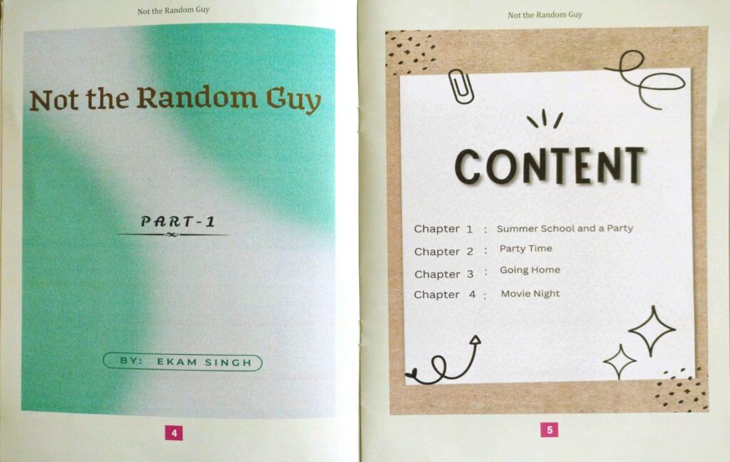 pg3-1024x648 New Book “Not The Random Guy” of young author Ekam Singh Released