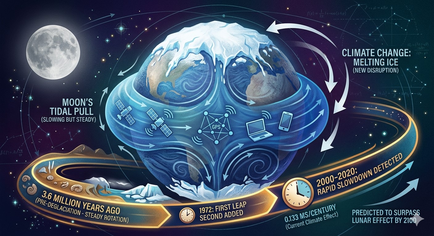 NZ-PIC-28-March-1 ਕੁਦਰਤ ਦਾ ਅਜ਼ਬ ਵਿਧਾਨ - ਗੁਰੂਤਾਕਰਸ਼ਣ ਸ਼ਕਤੀ ਮਹਾਨ। ਜਲਵਾਯੂ ਪਰਿਵਰਤਨ ਧਰਤੀ ਦੀ ਗਤੀ ਨੂੰ ਹੌਲੀ ਕਰ ਰਿਹਾ ਹੈ-36 ਲੱਖ ਸਾਲਾਂ ਵਿੱਚ ਪਹਿਲੀ ਵਾਰ ਹਲਚਲ