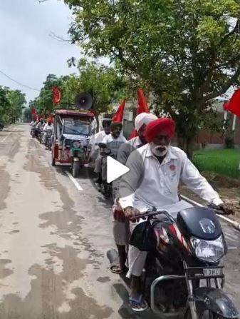 pic-2 ਆਜ਼ਾਦੀ ਦਿਵਸ 'ਤੇ ਕੇਪੀਐਮਯੂ  ਨੇ ਕੀਤਾ ਮੋਟਰਸਾਈਕਲ ਮਾਰਚ